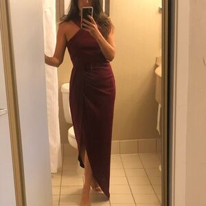 Beautiful Maroon Wedding Guest Dress